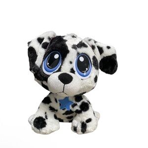 Little Tikes Black and White Dog / Puppy - Rescue Tails RT Stuffed Animal
